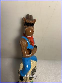 NE-HF BARN BREW HAZE FOR HORSES IPA COWBOY STALLION beer tap handle. CONNECTICUT