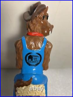 NE-HF BARN BREW HAZE FOR HORSES IPA COWBOY STALLION beer tap handle. CONNECTICUT