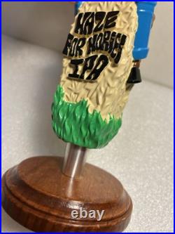 NE-HF BARN BREW HAZE FOR HORSES IPA COWBOY STALLION beer tap handle. CONNECTICUT