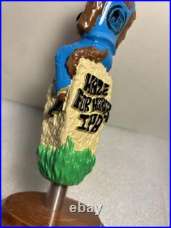 NE-HF BARN BREW HAZE FOR HORSES IPA COWBOY STALLION beer tap handle. CONNECTICUT