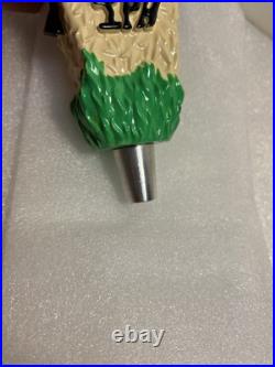 NE-HF BARN BREW HAZE FOR HORSES IPA COWBOY STALLION beer tap handle. CONNECTICUT