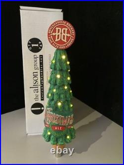NIB Breckenridge Christmas Ale Motion Light Up Beer Tap Handle Bar Kegerator