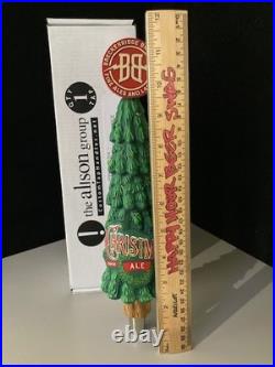 NIB Breckenridge Christmas Ale Motion Light Up Beer Tap Handle Bar Kegerator