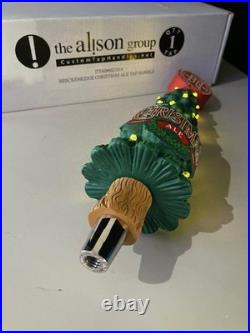 NIB Breckenridge Christmas Ale Motion Light Up Beer Tap Handle Bar Kegerator