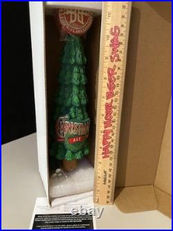 NIB Breckenridge Christmas Ale Motion Light Up Beer Tap Handle Bar Kegerator