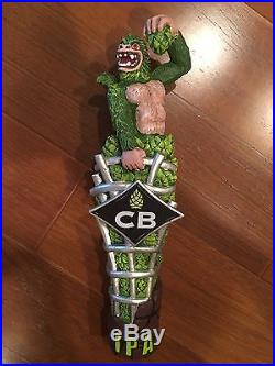 NIB Caged Alpha Tap Handle NEW CB Craft Brewers Green Monkey Taphandle Beer Knob