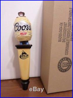 NIB Coors Bobble Pro Rodeo Clown Barrel PRCA 10.5 Draft Beer Keg Tap Handle
