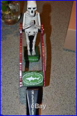 NIB DOGFISH HEAD OFF CENTERED NAMASTE BEER TAP HANDLE-JUST A CRAZY UNIQUE TAP