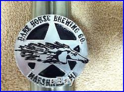 NIB Dark Horse Brewing SHOTGUN beer tap handle Double Barrel Gun 420 ale Badass