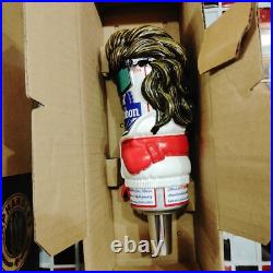 NIB Pabst Blue Ribbon Brewski Skier Beer Tap Handle Brand NEW Never Used