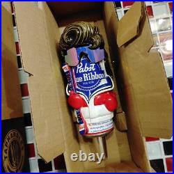 NIB Pabst Blue Ribbon Brewski Skier Beer Tap Handle Brand NEW Never Used