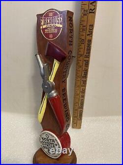 NORTH COUNTRY STATION 33 FIREHOUSE RED draft beer tap handle. PENNSYLVANIA