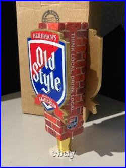 NOS Pabst Blue Ribbon Old Style Heilmans Beer Tap Handle Bar Lot