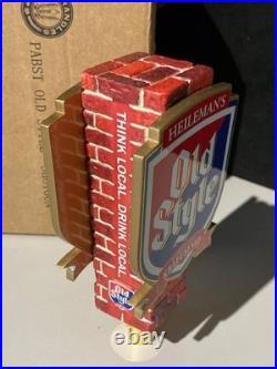 NOS Pabst Blue Ribbon Old Style Heilmans Beer Tap Handle Bar Lot