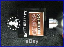 Natty Greene FARM SILO Old Town brown Ale beer tap handle TASTE THE SOUTH NC