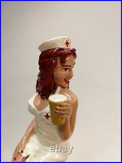 Naughty Nurse Beer Tap Handle TIMES 2 (PLUS her Friends) City Steam. 4 handles