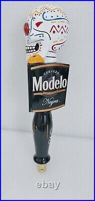 Negra Modelo Light Up Eyes Dia De Los Muertos 11.5 Beer Tap Handle RARE