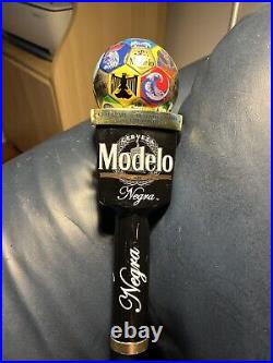 Negra Modelo Soccer Futbol Beer Tap Handle 12 Very Rare Globe Ball Stunning Negra Modelo Soccer Futbol Beer Tap Handle 12 Very Rare Globe Ball Stunning
