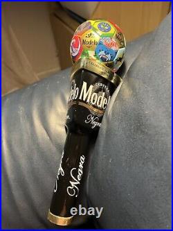 Negra Modelo Soccer Futbol Beer Tap Handle 12 Very Rare Globe Ball Stunning Negra Modelo Soccer Futbol Beer Tap Handle 12 Very Rare Globe Ball Stunning