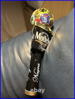 Negra Modelo Soccer Futbol Beer Tap Handle 12 Very Rare Globe Ball Stunning Negra Modelo Soccer Futbol Beer Tap Handle 12 Very Rare Globe Ball Stunning