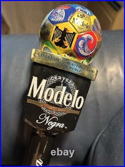 Negra Modelo Soccer Futbol Beer Tap Handle 12 Very Rare Globe Ball Stunning Negra Modelo Soccer Futbol Beer Tap Handle 12 Very Rare Globe Ball Stunning