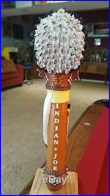 New And Extremely Rare Ind. Joe Brewing Beer Tap Handle