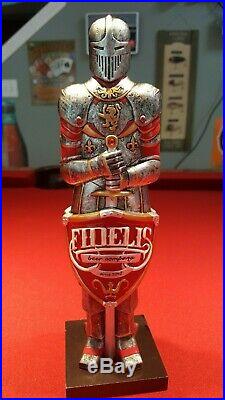 New And Rare Fidelis Brewing Knight In Armor Beer Tap Handle