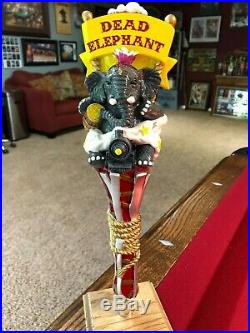 New And Rare Railway City Brewing Dead Elephant Beer Tap Handle