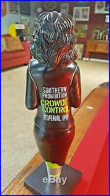New And Rare Southern Prohibition Brewing Crowd Control Beer Tap Handle