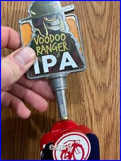 New Belgium Voodoo Range IPA Beer Tap Handle Knob Keg Bar Skull Brewing
