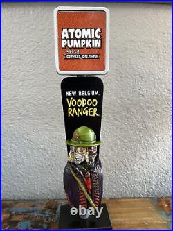 New Belgium Voodoo Ranger Atomic Pumpkin Spicy Release Draft Beer Tap Handle