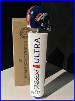 New Denver Broncos Football Michelob Ultra Short Beer Tap Handle Topper Lot New Denver Broncos Football Michelob Ultra Short Beer Tap Handle Topper Lot