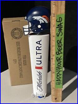 New Denver Broncos Football Michelob Ultra Short Beer Tap Handle Topper Lot New Denver Broncos Football Michelob Ultra Short Beer Tap Handle Topper Lot