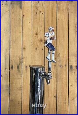 New England Patriots Beer Tap Handle Tom Brady NFL Football Boston White Jersey New England Patriots Beer Tap Handle Tom Brady NFL Football Boston White Jersey