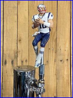 New England Patriots Beer Tap Handle Tom Brady NFL Football Boston White Jersey New England Patriots Beer Tap Handle Tom Brady NFL Football Boston White Jersey