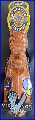 New Figural Newcastle Vikings Amber Ale Tap Handle Collaboration History Chann