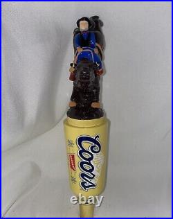 New Figural Rodeo Bucking Bronco Rider Coors Banquet Tap Handle Beer Bar Pub New Figural Rodeo Bucking Bronco Rider Coors Banquet Tap Handle Beer Bar Pub