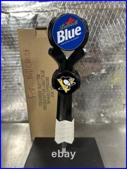 New In Box Labatt Blue Pittsburgh Penguins NHL Hockey Sticks Beer Tap Handle