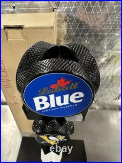 New In Box Labatt Blue Pittsburgh Penguins NHL Hockey Sticks Beer Tap Handle