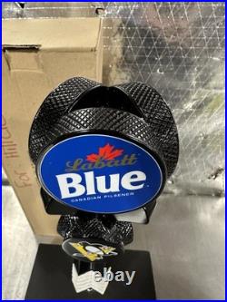 New In Box Labatt Blue Pittsburgh Penguins NHL Hockey Sticks Beer Tap Handle