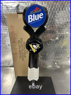New In Box Labatt Blue Pittsburgh Penguins NHL Hockey Sticks Beer Tap Handle