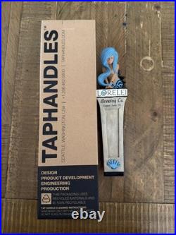 New In Box Rare Lorelei Brewing Mermaid Tap Handle Craft Beer Brewery Man Cave
