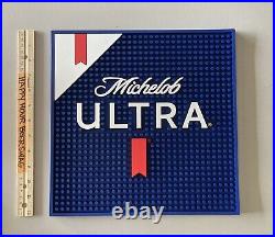 New Michelob Ultra Tall Beer Tap Handle Bar Mat 4 Glasses & (8) Bar Coasters