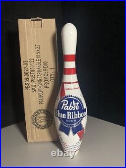 New Pabst Blue Ribbon PBR Bowling Pin Craft Beer Tap Handle Bar Lot