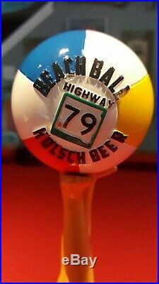 New & Rare Highway 79 Brewery Beach Ball And Legs Beer Tap Handle