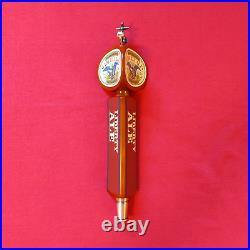 New-in-Box Anchor Steam's Liberty Ale Wooden 3-Sided Tap Handle/Beer Knob