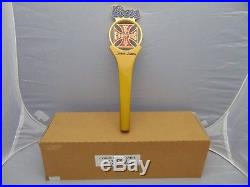 New in box Coors West Coast Choppers Jesse James beer Tap handle 11 gold color