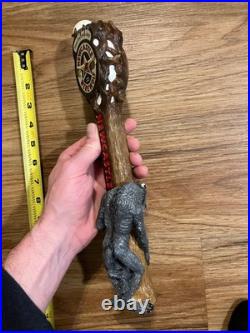 Newcastle Beer Tap Handle Knob Bar Top Keg Brewery Werewolf Blood Red Ale