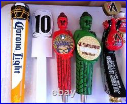Nice Lot Of 36 Mixed Beer Tap Handles Includes Figurals Inc Corona Stella &more