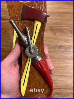North Country Beer Tap Handle Knob Keg Bar Draft Top Brewing Co Firehouse Red